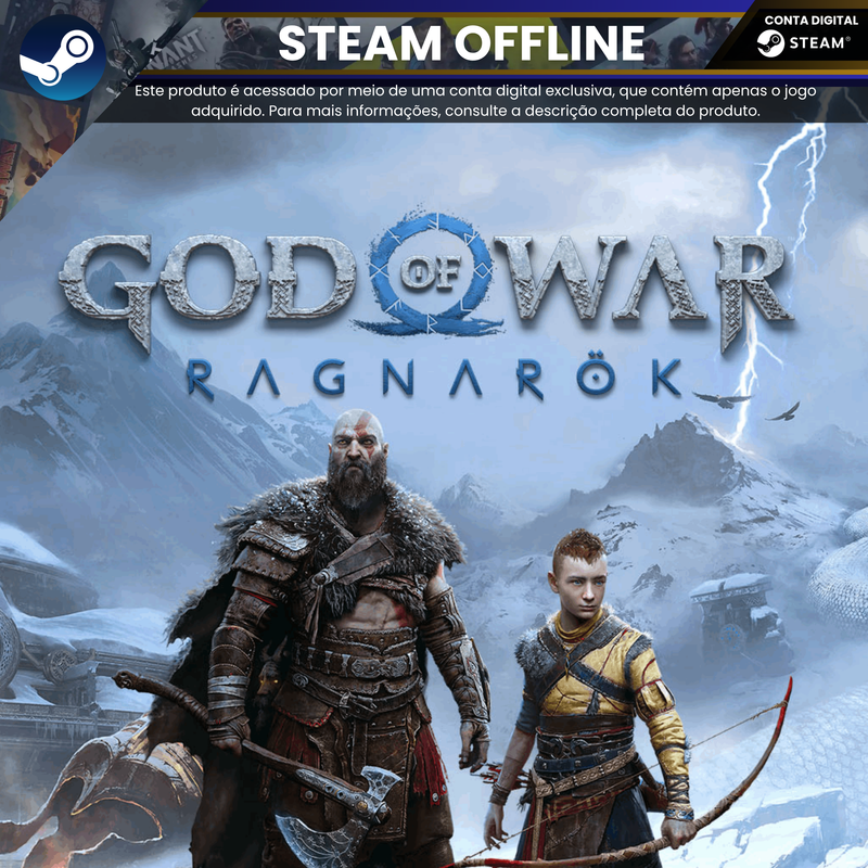 God of War Ragnarok | Steam Offline - Conta Digital