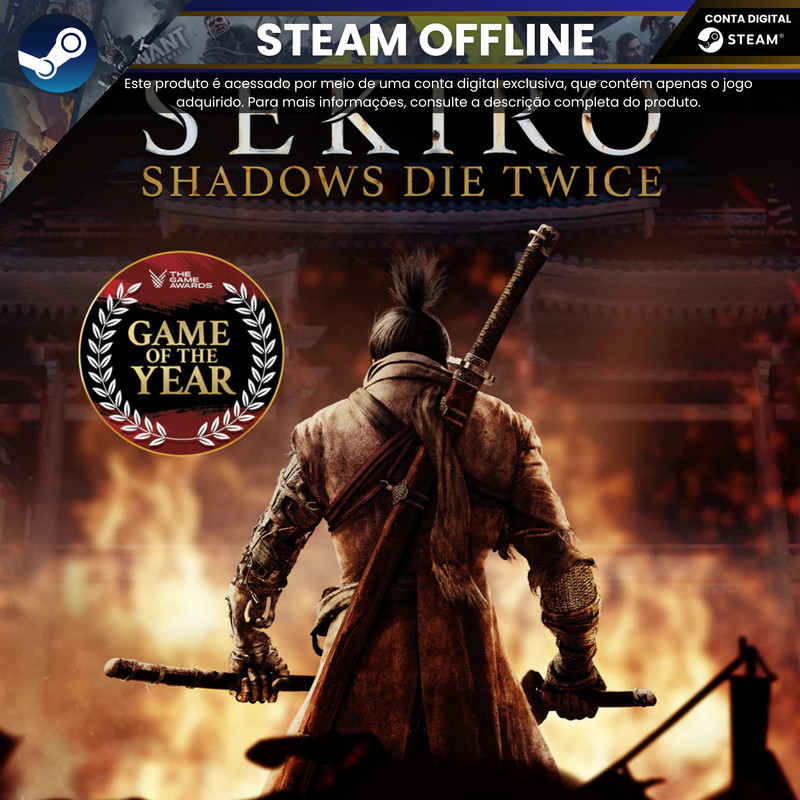 Sekiro™: Shadows Die Twice | Steam Offline - Conta Digital