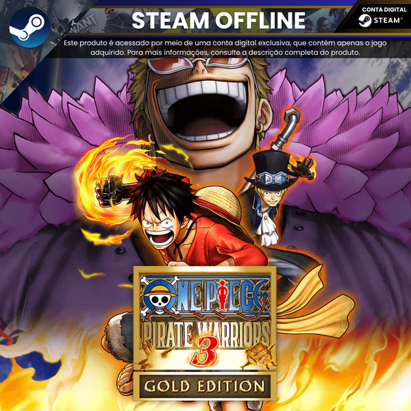One Piece Pirate Warriors 3 Gold Edition | Steam Offline - Conta Digital