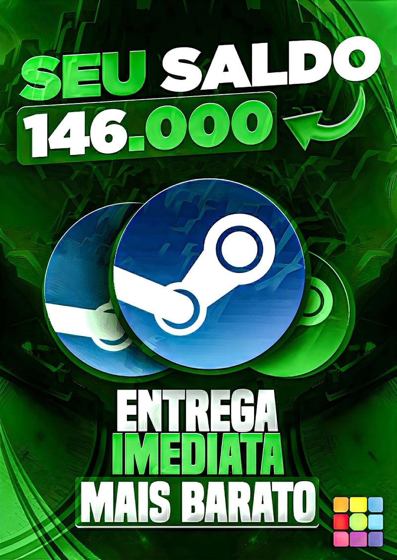 Steam Points | Steam - Qualquer quantidade