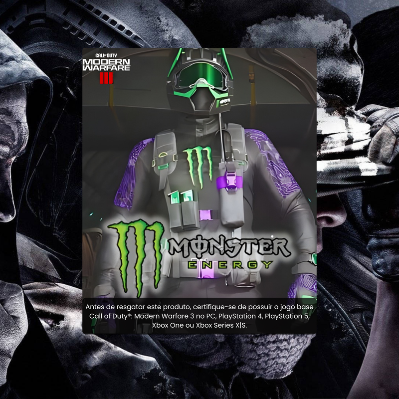 Call of Duty: Modern Warfare III | Skin Monster Clutch Operador Verde