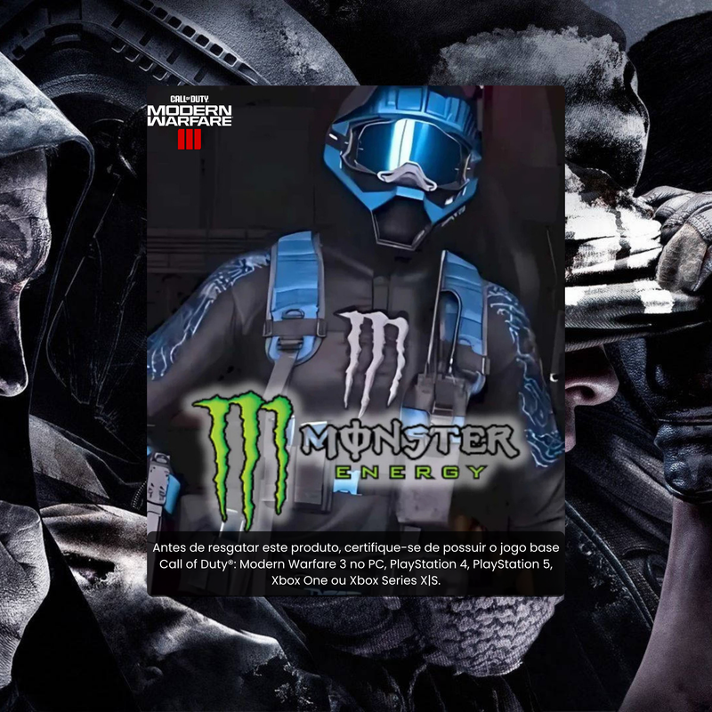 Call of Duty: Modern Warfare III | Skin Monster Clutch Operador Azul