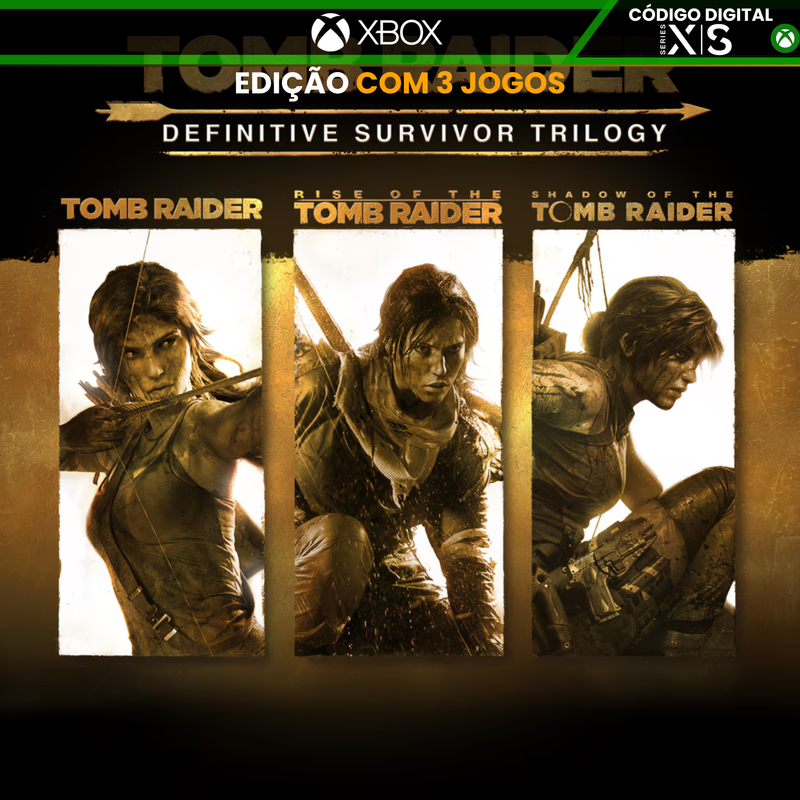 Tomb Raider: Definitive Survivor Trilogy | Complete Edition | Mídia digital