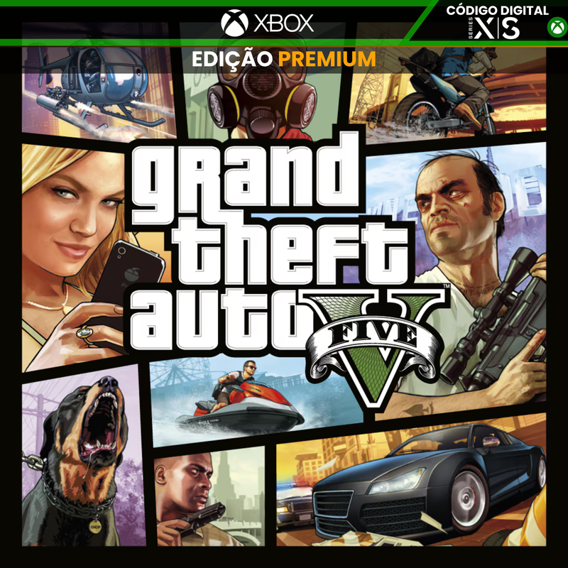 Grand Theft Auto V | Premium Edition | Mídia digital