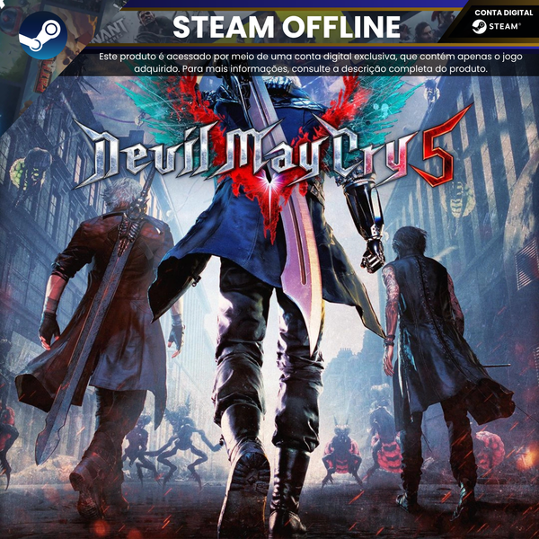 Devil May Cry 5 + VERGIL | Steam Offline - Conta Digital