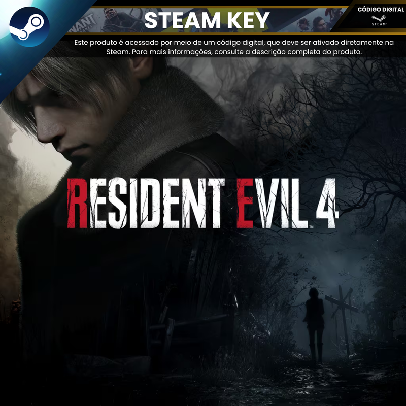 Resident Evil 4 Remake | Steam Key - Código Digital
